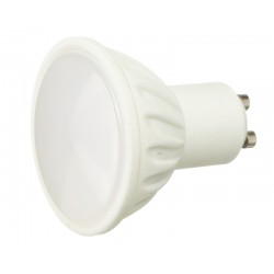 Żarówka GU10 18 LED SMD 2835 porcelana mleczna ciepła biała 6W 